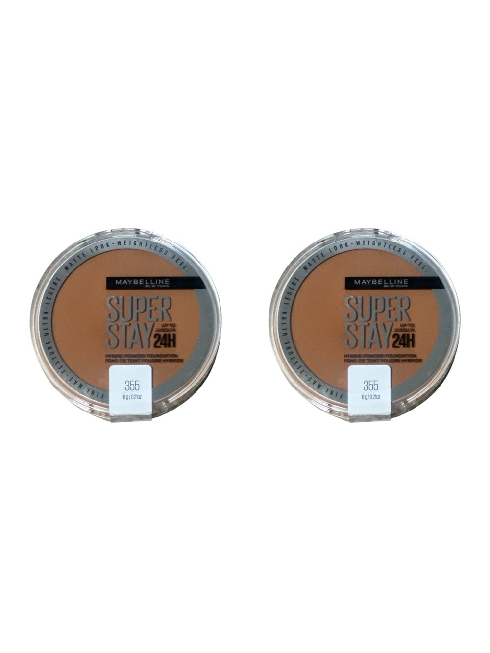 Maybelline, 2-pack Bundle SuperStay 24H Powder Foundation #355
